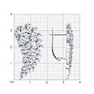 Серьги из серебра с фианитами SOKOLOV 94022194 серебро с родием, с английским замком, фото 5