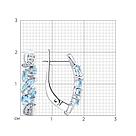 Серьги из серебра с топазами и фианитами SOKOLOV 92021778 серебро с родием, с английским замком, фото 5