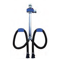 Вытяжная система c вентилятором, двумя шлангами (д.100мм., длина 5м.) и насадкой ARGON-2-100/5 Filcar