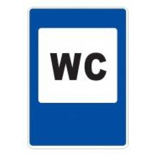 Знак дорожный 7.18 — Туалет, фото 1