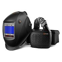 Сварочная маска с автоматическим светофильтром (АСФ) Хамелеон Tecmen ADF 815S TM16 черная (внешняя кнопка