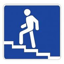 Знак дорожный 6.7 — Надземный пешеходный переход