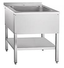 Ванна моечная односекционная ВМП-7-1-5РН (с полкой)