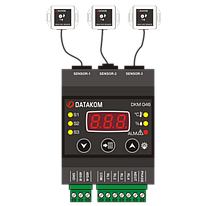 DKM-046 Измеритель температуры/влажности с дисплеем и релейными выходами