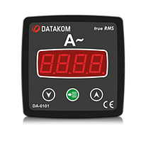 DA-0101 амперметр, 1-фазный 96х96