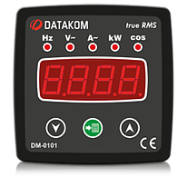 DM-0101 мультиметр, 1-фазный, 72х72