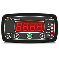 DM-0101 мультиметр, 1-фазный, 96х48