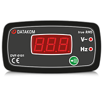 DVF-0101 вольтметр-частотомер, 1-фазный, 96x48