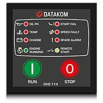 DKG-114 Ручной и удаленный запуск генератора