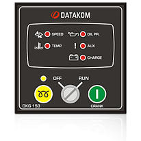 DKG-153 Ручной запуск генератора (Твердотельные выходы 1,2А)