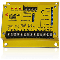 DKG-253 Электронный регулятор оборотов (Вых.акт. 10А)