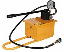 НРГ 700-6.0-1 (700 бар, 6.0 л, РВД 1.8 м) Двухступенчатый насос ручной гидравлический, с манометром