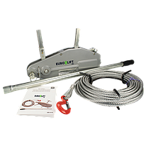 Лебедка ручная рычажная JM-0.8 канат 20.0 м.(MTM)