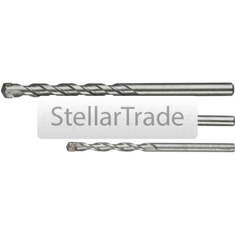 ЗУБР 3 шт: d 5-6-8 мм, набор сверл по бетону (2922-H3)