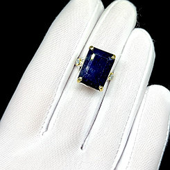 Кольцо с натуральным Сапфиром. Эксклюзив