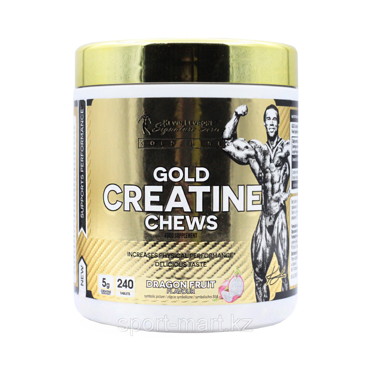 Креатин моногидрат Kevin Levrone Gold chews 48 порций 240 таблеток, фото 1
