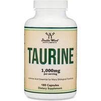 Таурин Taurine Double Wood Supplements 1000 мг, 180 капсул