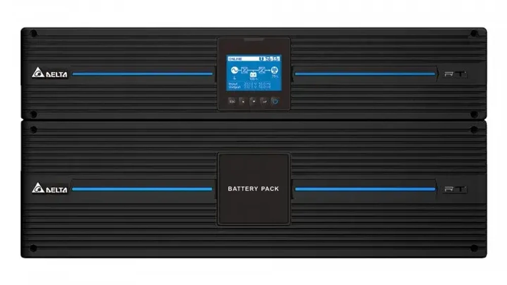 Delta Electronics RT 15kVA, 3:1/3:3, 400V, PF unity, 2U height, charging current up to 8A