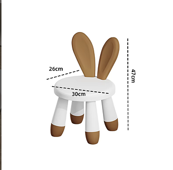 Пластиковый стул для детского сада