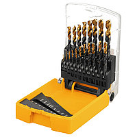 Набор сверл по металлу DENZEL 1-10мм 19шт. 72321