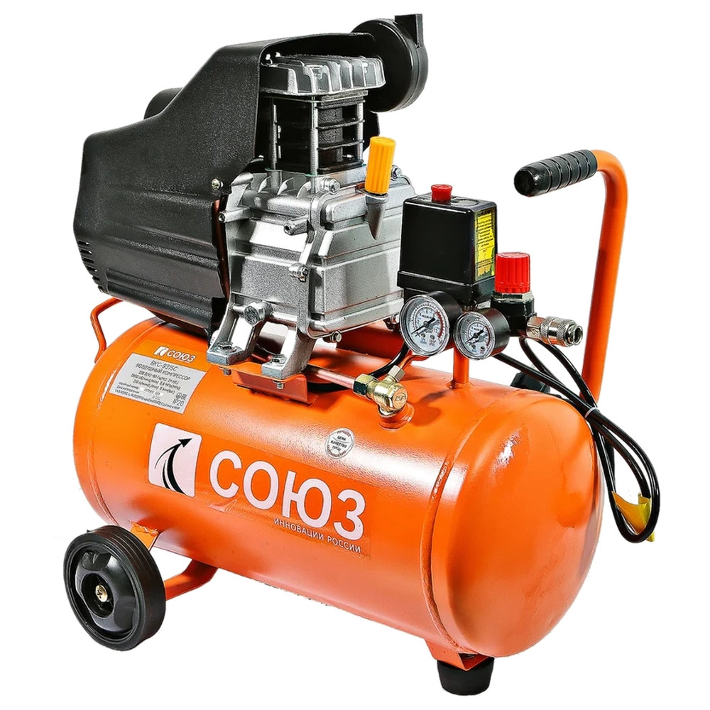 Воздушный компрессор СОЮЗ 1500Вт 24л ВКС-9315С