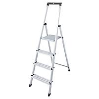 Стремянка алюминиевая KRAUSE "MONTO" SOLIDY 1х4 126221