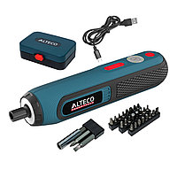 Аккумуляторная отвертка прямая ALTECO CSD 4V T