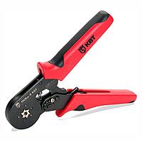 Шестигранные пресс-клещи для опрессовки втулочных наконечников КВТ "ПКВш-6" 74593