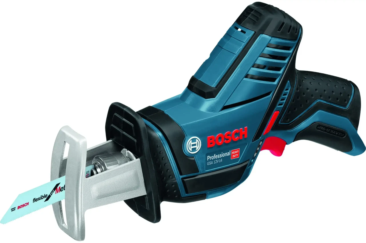 Bosch GSA 12V-14 Professional Аккумуляторная сабельная пила c 1 аккумулятором и 2 полотнами, фото 1
