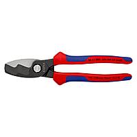 Кабелерез KNIPEX с двухкомпонентной рукояткой 200мм 9512200