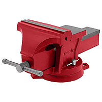 Слесарные тиски MATRIX 200мм поворотные с наковальней 18603