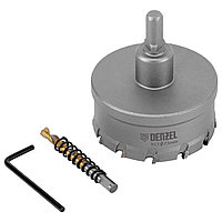 Коронка по металлу твердосплавная Denzel 73мм 724021