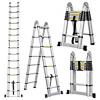 Лестница двухсекционная телескопическая STARTUL 2х8 237/500см ST9733-050