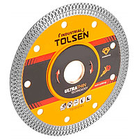 Диск алмазный отрезной сплошной ультратонкий TOLSEN 230x22.2мм 76759
