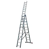Лестница трехсекционная универсальная KRAUSE CORDA 3x11 010421