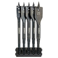 Набор перьевых сверл по дереву в кейсе DeWALT 14-25мм 5шт. DT70833-QZ