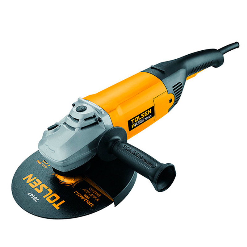 Угловая шлифмашина сетевая TOLSEN 230мм 2400Вт 6000/мин 79525
