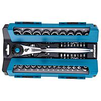 Набор торцевых головок с трещоткой GROSS 120 зубьев  41шт. 14143