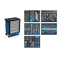 Инструментальная тележка AutoMeister TF1C7N-229 + набор инструмента 229шт. T15229E