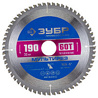 Диск пильный ЗУБР 190x30x60T 36907-190-30-60_z01