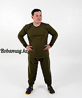 Нательное белье хаки с начесом