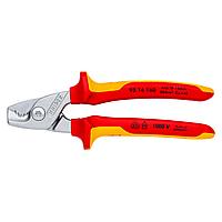 Диэлектрический кабелерез KNIPEX StepCut с двухкомпонентной рукояткой 160мм 9516160