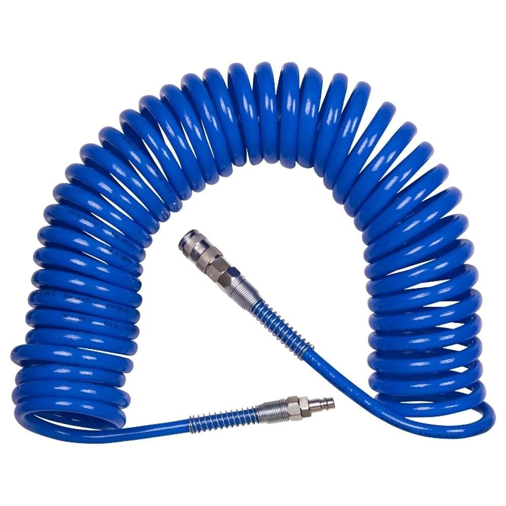 Шланг пневматический спиральный полиуретановый KING TONY 44.1бар 8х12мм 10м 79962-10