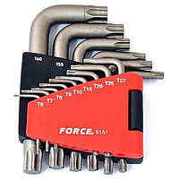 Набор шестигранных ключей FORCE Т6Н-Т60Н 15шт. 5151T