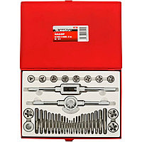 Набор метчиков и плашек MATRIX М3-М16 36предметов 77339