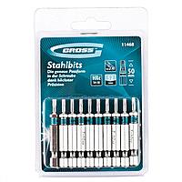 Набор бит GROSS S2 TORX 10х50мм 10шт. 11468