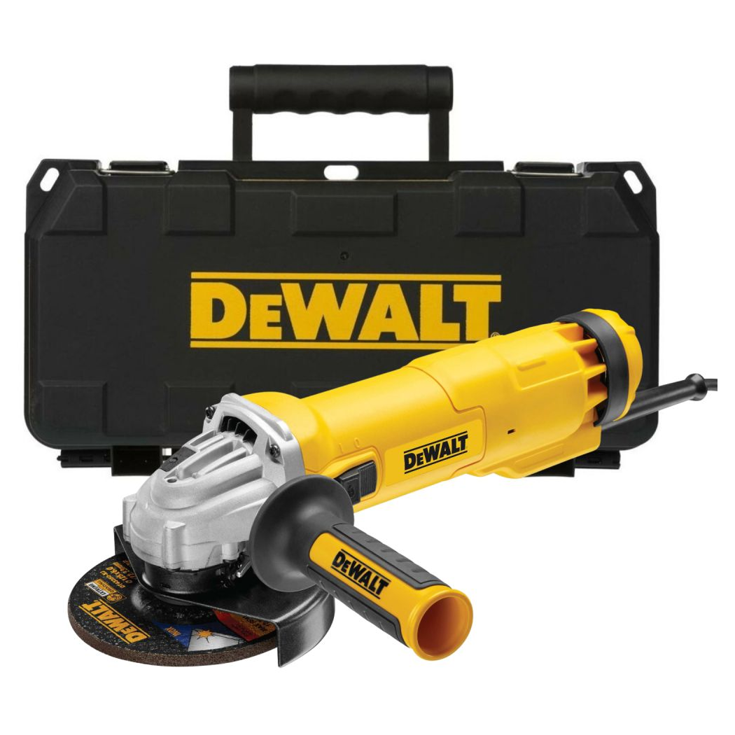 Углошлифовальная машина DeWALT 1500Вт 125мм DWE4207K-QS