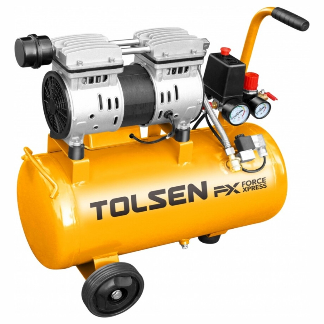 Компрессор поршневой TOLSEN 1HP 24л 73135