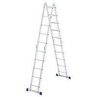 Лестница шарнирная алюминиевая СИБРТЕХ 4х5мм 97883