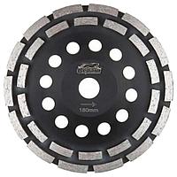 Чашка алмазная шлифовальная двухрядная GEPARD 180x22.2мм GP0808-180